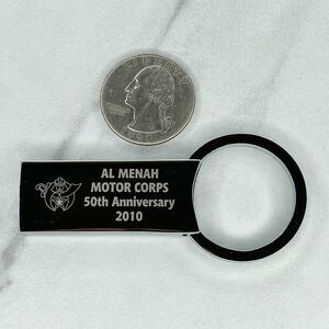 Al Menah Shriners Moto Corps Advertising 2010 Keychain Keyring